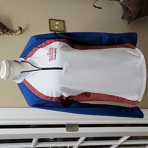 Wonder Woman DC Run Series Running Man 1/4 zip stretch long slv top Large EUC…